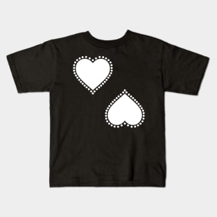 dotted heart pattern Kids T-Shirt